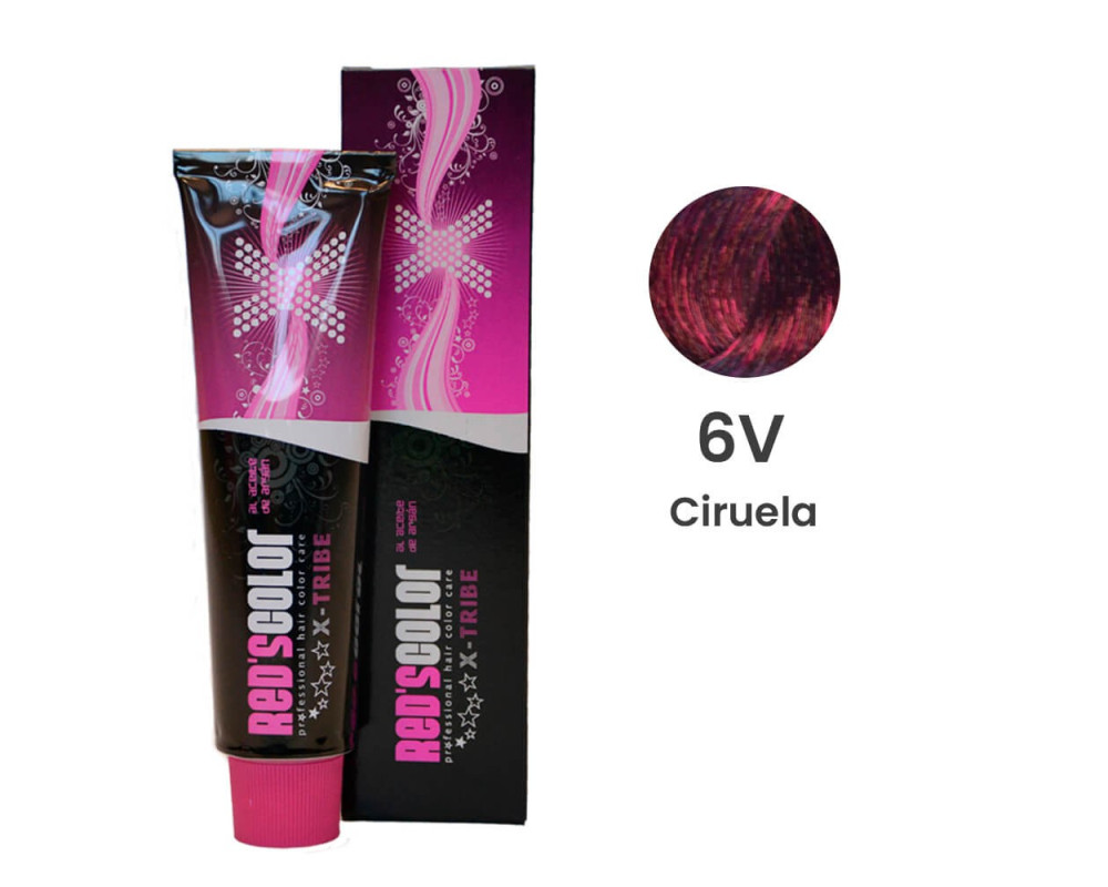 Tinte RED'S COLOR aceite ARGAN 60ml  6V