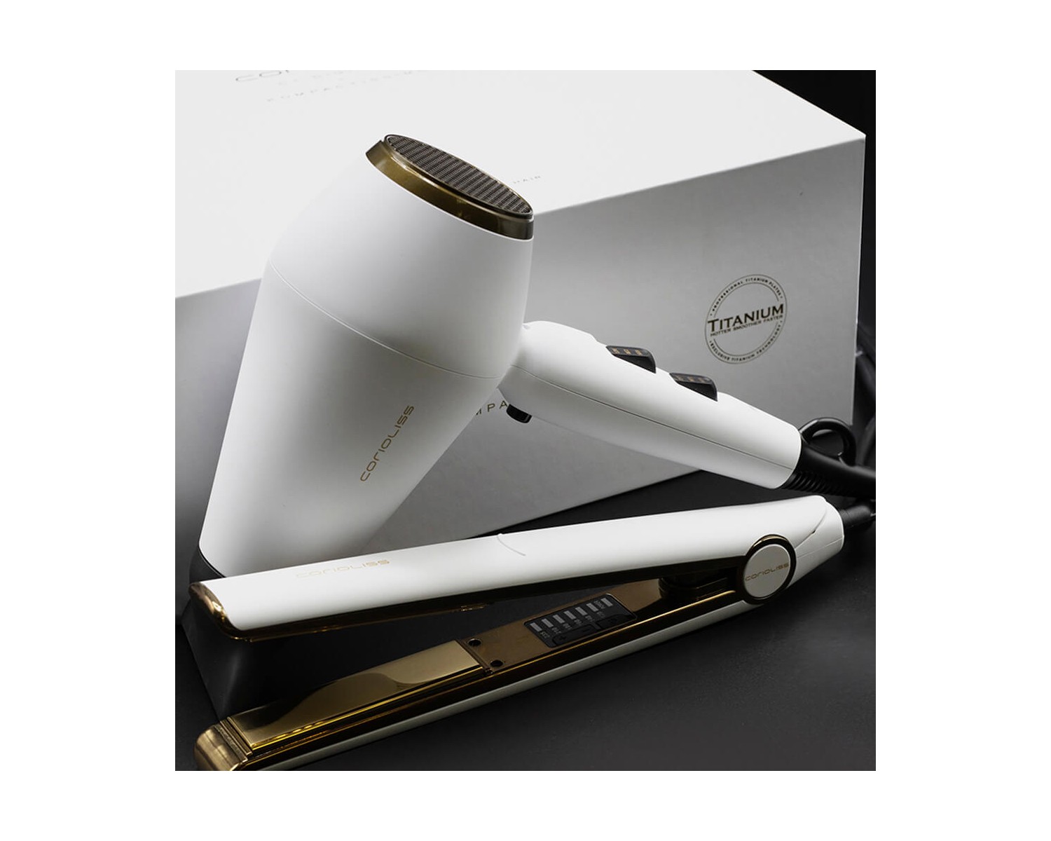 Plancha de Pelo Corioliss C1 Kompactissimo Blanco