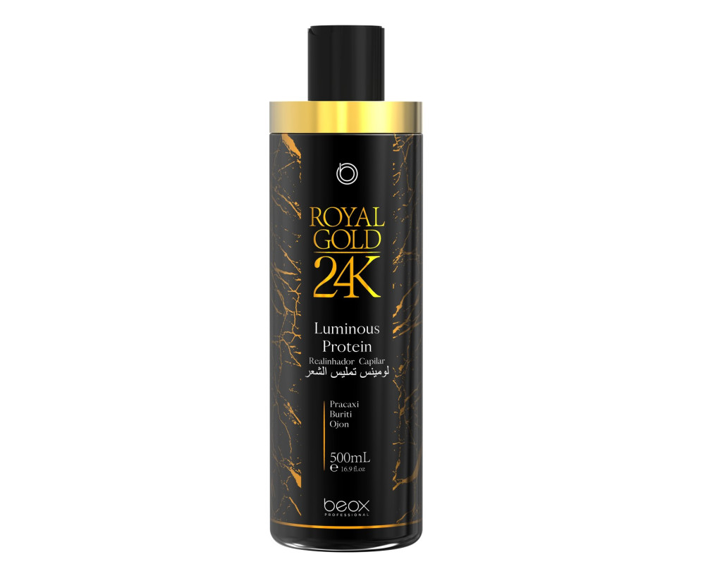Beox Royal Gold 24K Luminous Protein Alisador 500 ml