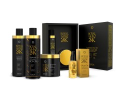 Kit Beox Royal Gold 24k champu 250ml + Mascarilla 240g