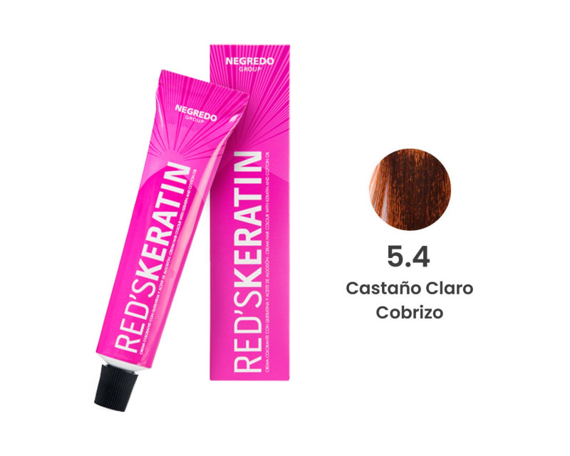 Tinte con queratina RED'S KERATIN 60ml 5.4