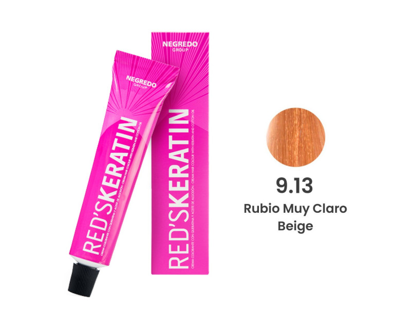 Tinte con queratina RED'S KERATIN 60ml 9.13