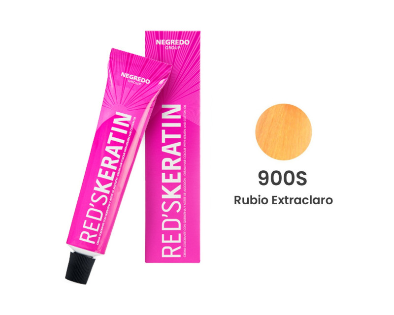 Tinte con queratina RED'S KERATIN 60ml 900S