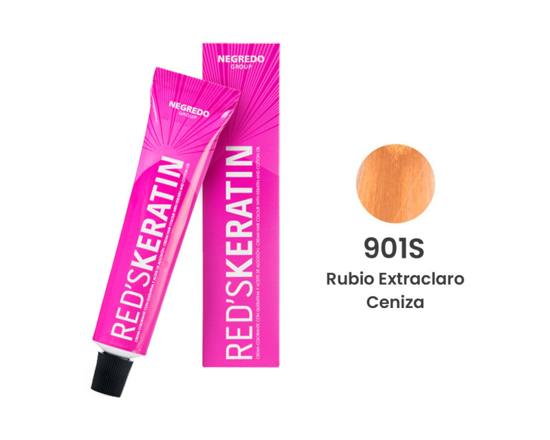 Tinte con queratina RED'S KERATIN 60ml 901S