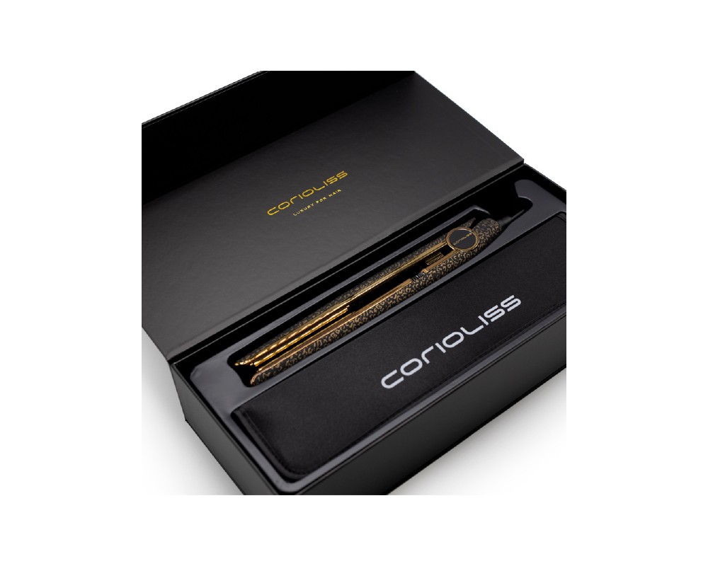Corioliss C1 Gold Leopard Soft Touch plancha de pelo