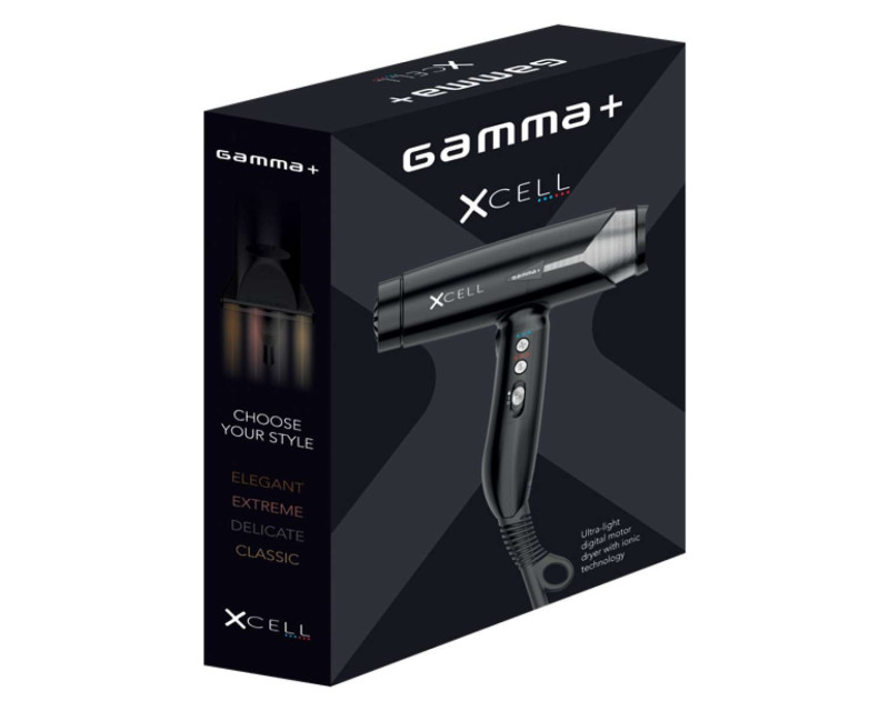 Secador Gamma Piu Xcell Black