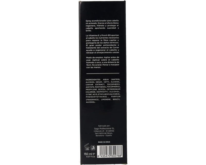 Saga Pro B.T.X. Effect Leave In Acondicionador 150 ml