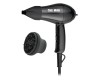 MyHair The Mini secador de viaje plegable negro con difusor