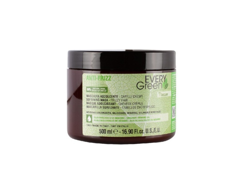 Mascarilla EveryGreen  Anti-Frizz 500ml