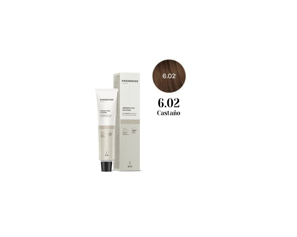 Tinte vegano sin amoniaco Kinessences 6.02 100 ml