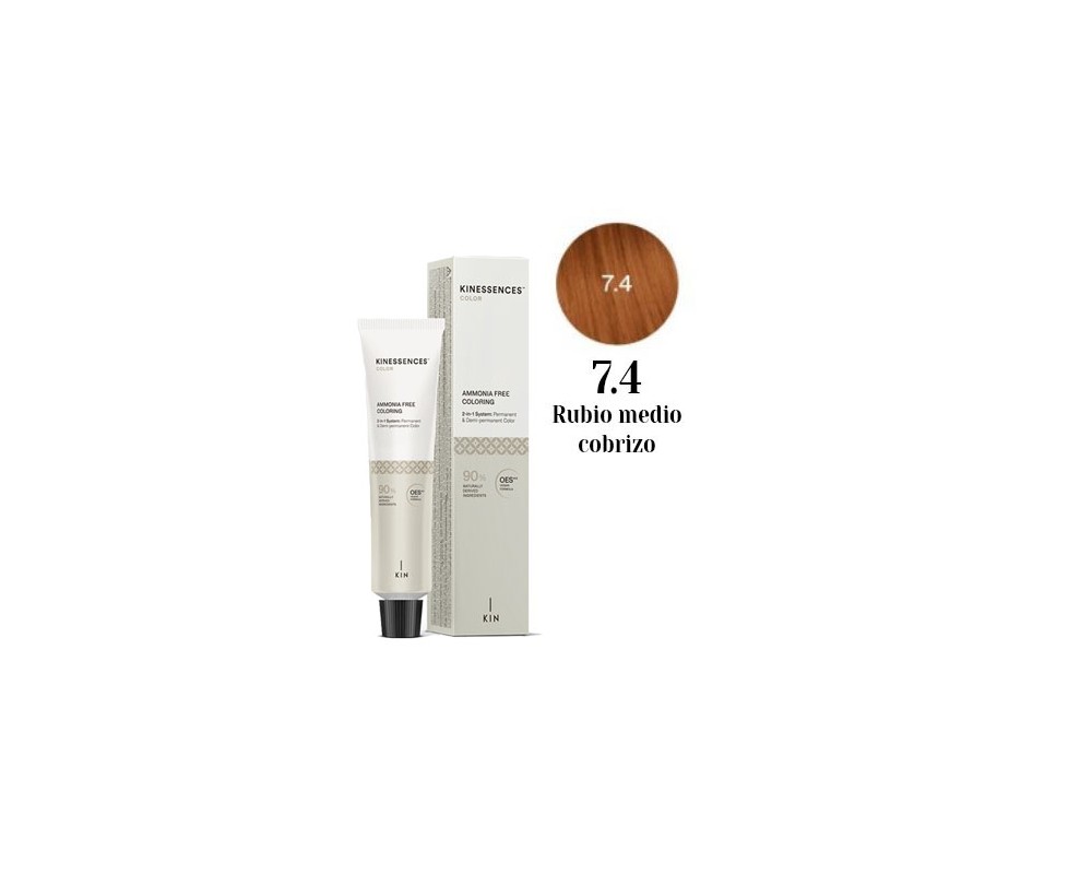 Tinte vegano sin amoniaco Kinessences 7.4 100 ml