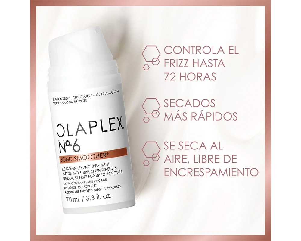 Olaplex No.6 Bond Smoother crema hidratante y reparadora sin aclarado 100 ml