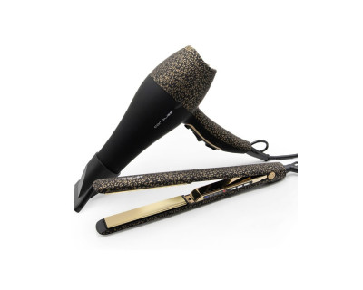 Kit Corioliss Plancha de Pelo C3 Gold Leopard + Secador Flow Dc