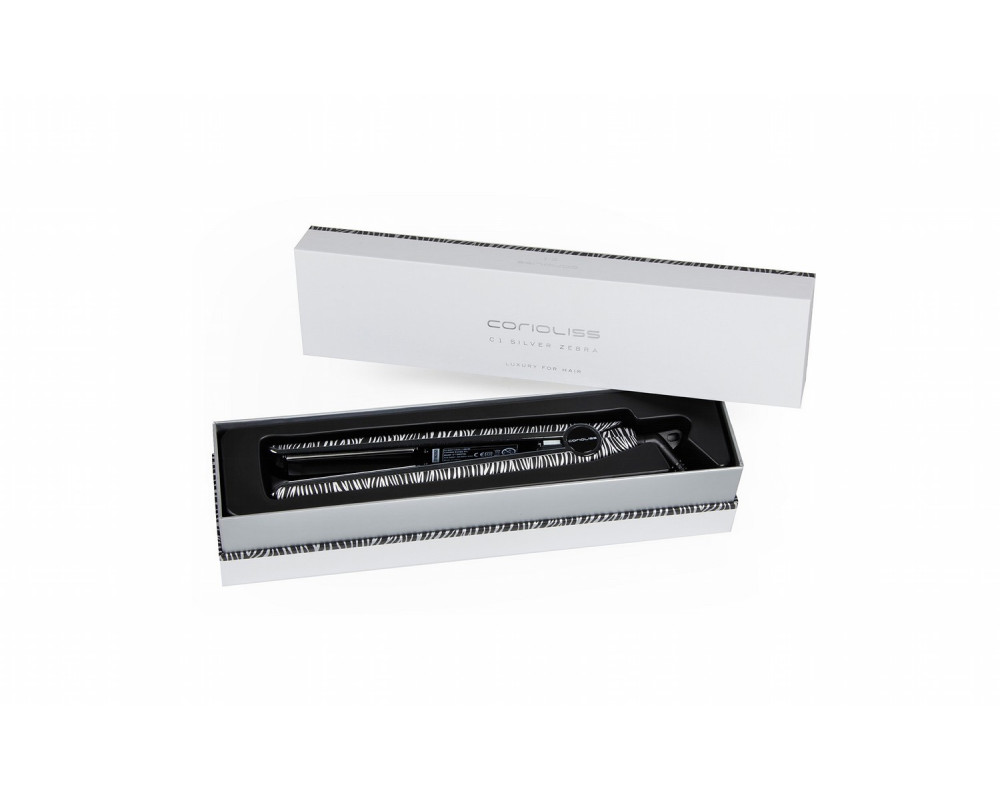 Corioliss C1 Silver Zebra Soft Touch plancha de pelo