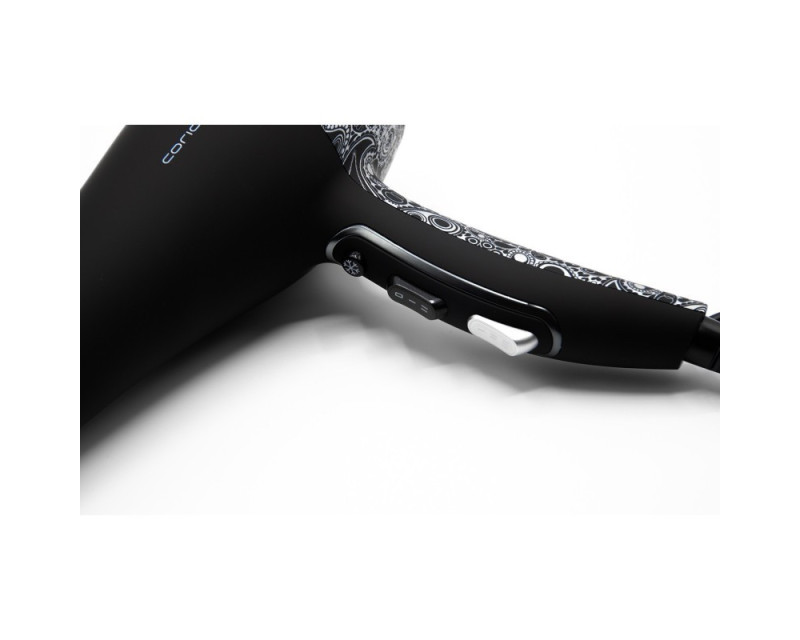 Secador Corioliss Flow Black Silver Paisley