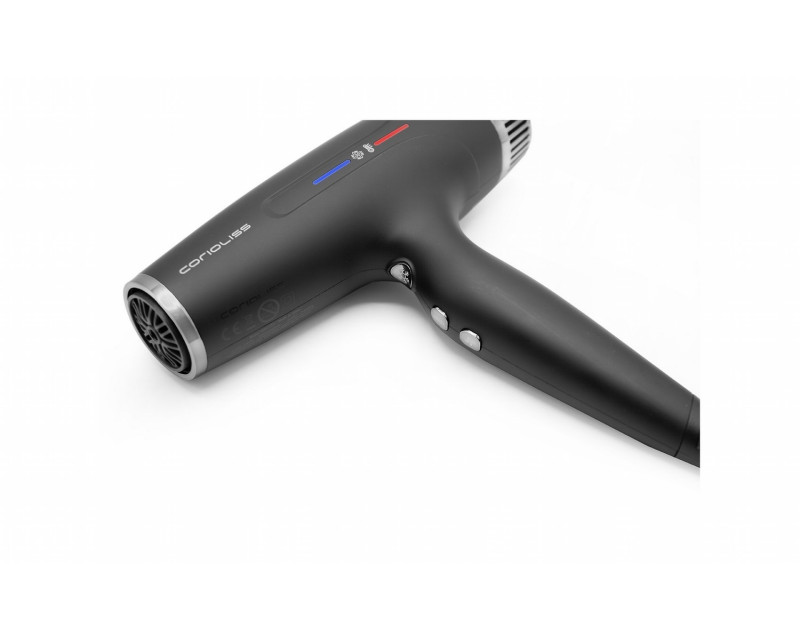 Secador Corioliss Typhoon Black Chrome