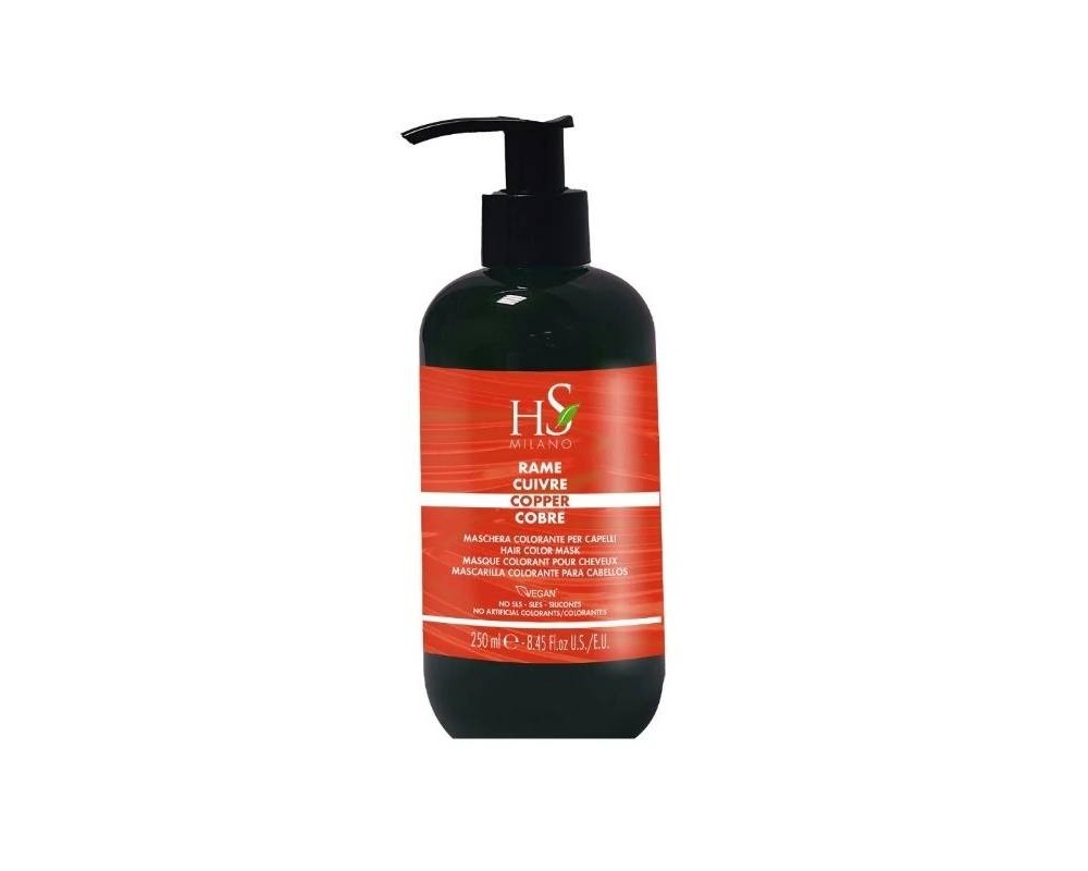 HS Milano mascarilla color cobre 250ml