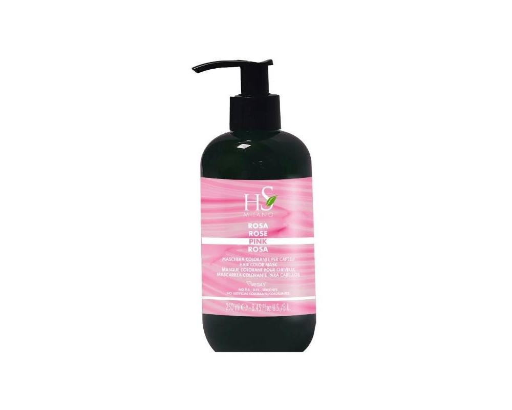 HS Milano mascarilla color rosa 250ml