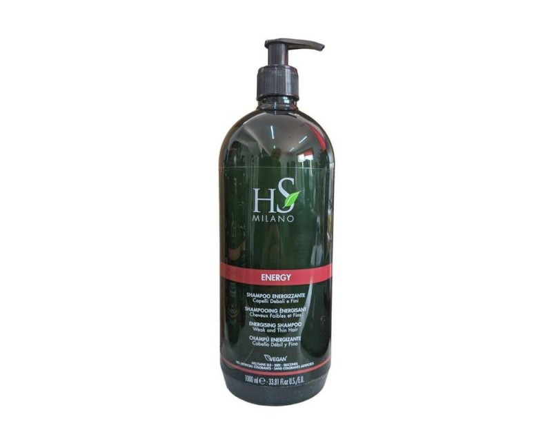 HS Milano Energy champú energizante para cabello débil y fino 1000ml