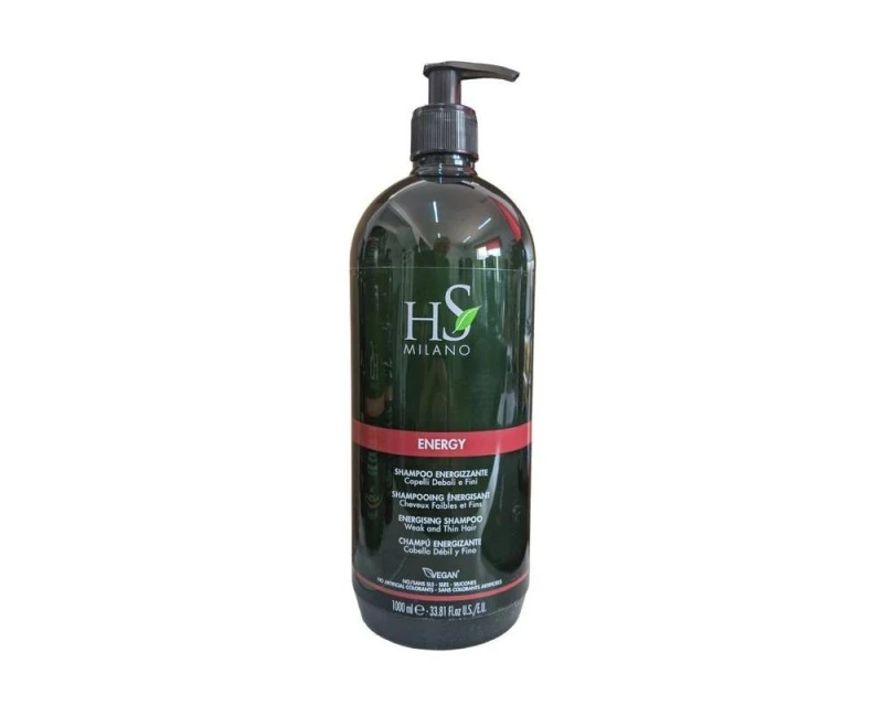 HS Milano Energy champú energizante para cabello débil y fino 1000ml