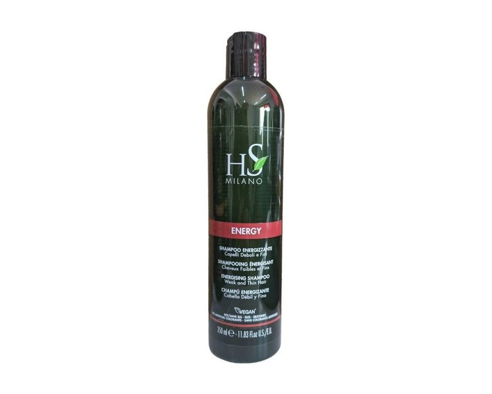 HS Milano Energy champú energizante para cabello débil y fino 350ml