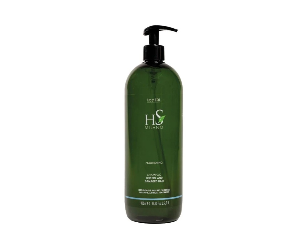 HS Milano champú para cabello seco y dañado 1000 ml