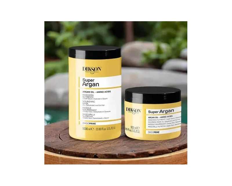 Dikson Prime Argán mascarilla nutritiva cabello seco 500ml