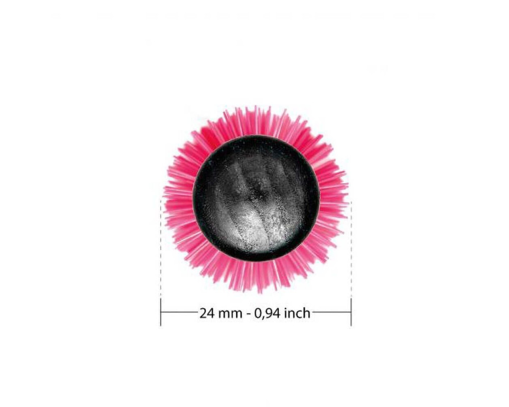 Tek Ceramik Antibacteric Oxy cepillo cerámico con mango de madera Ø24mm