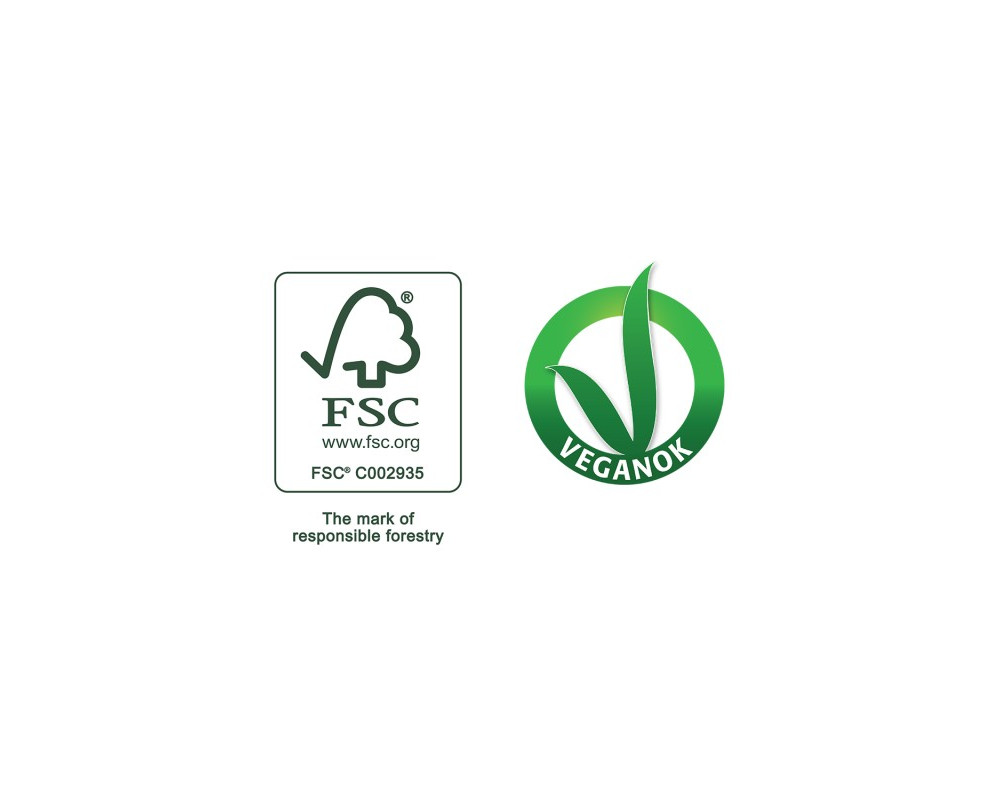 Tek cepillo de madera con cerdas de jabalí Ø45mm