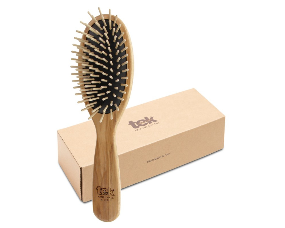 Tek cepillo ovalado grande con diente corto