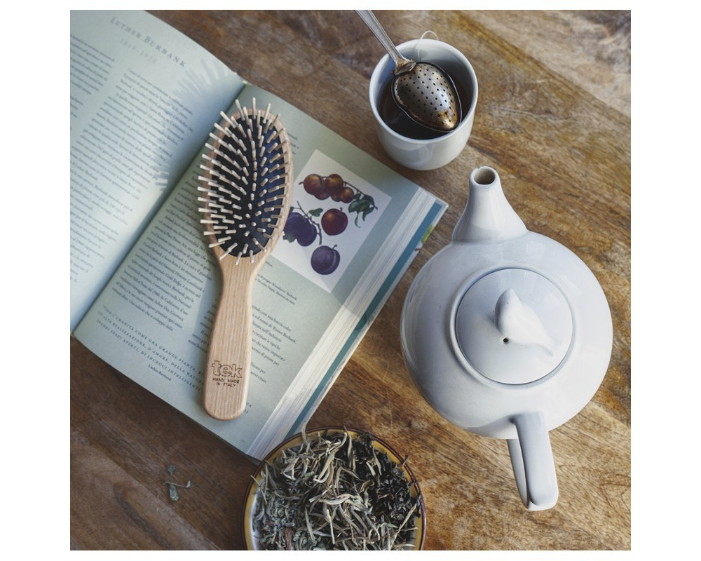 Tek cepillo ovalado grande con diente corto