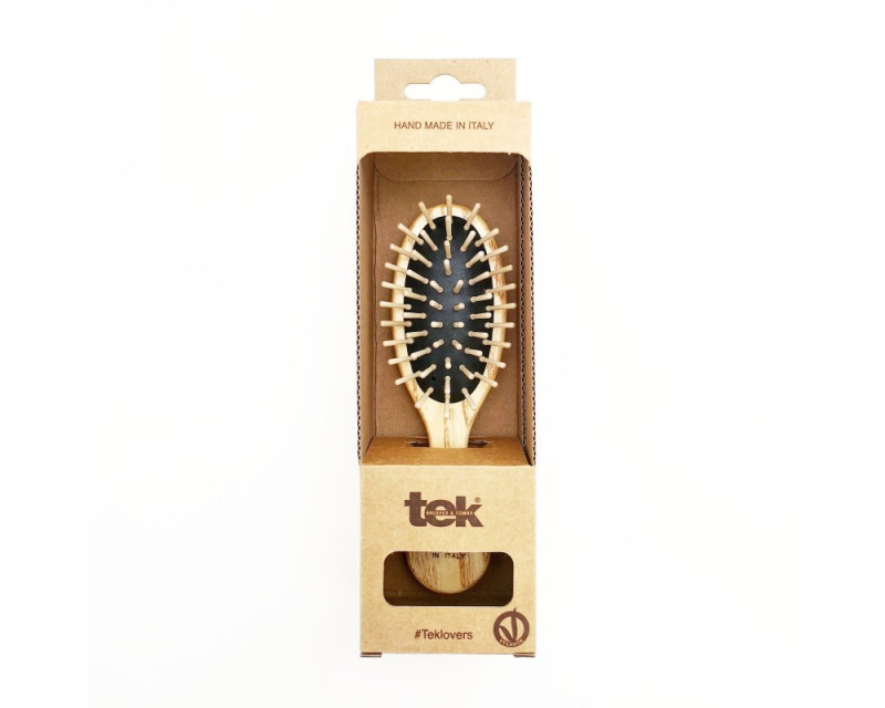 Tek cepillo oval pequeño bolso universal