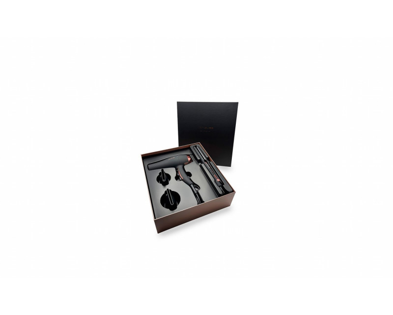 Kit Corioliss plancha de pelo C3 Black Copper+ Secador Flow Dc
