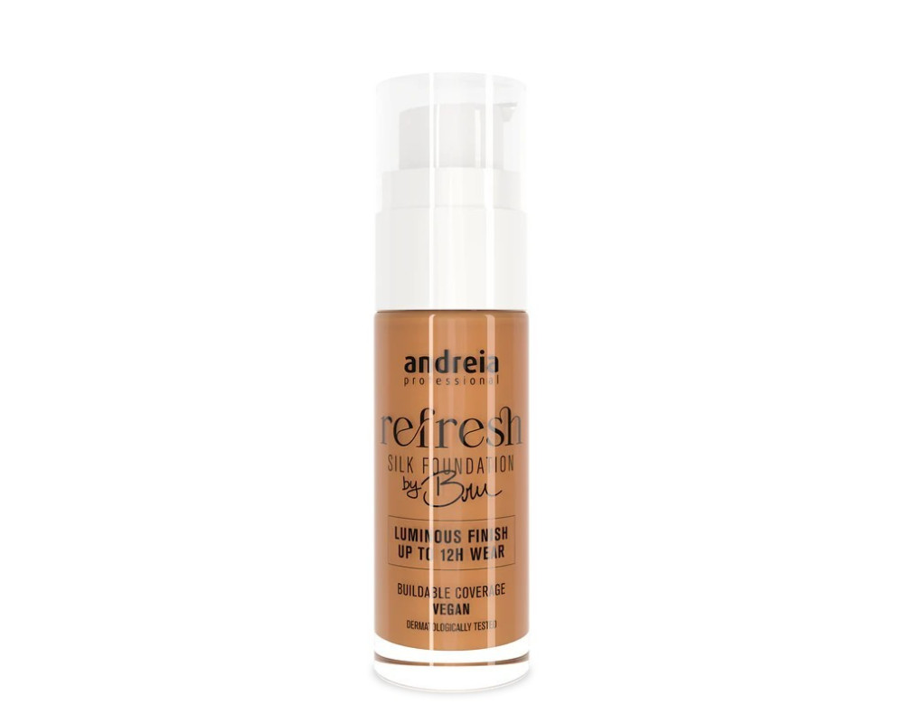 Andreia Refresh Silk Foundation 05 Almendra base de maquillaje