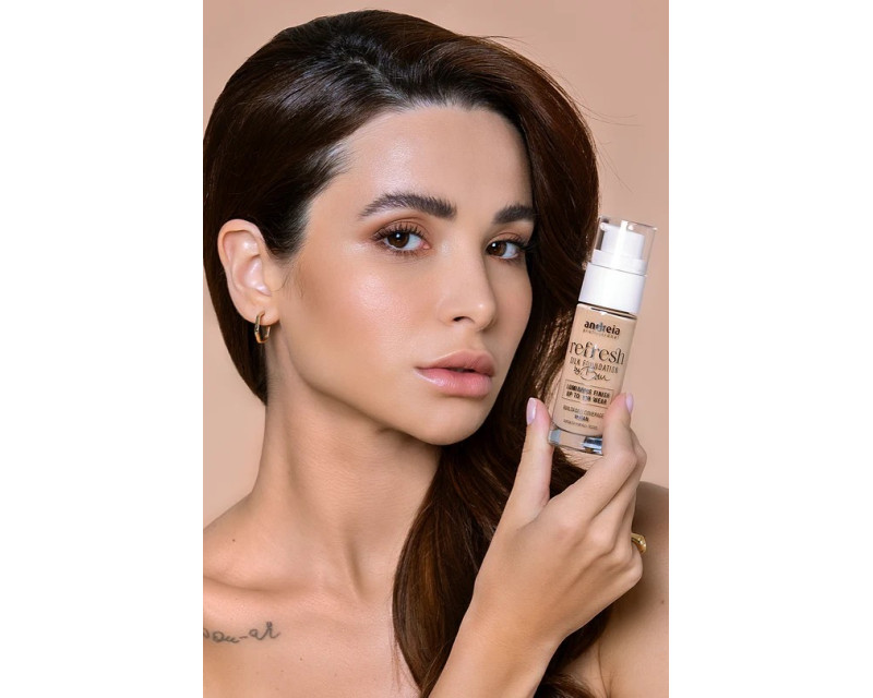 Andreia Refresh Silk Foundation 04 Peach Sorbert base de maquillaje