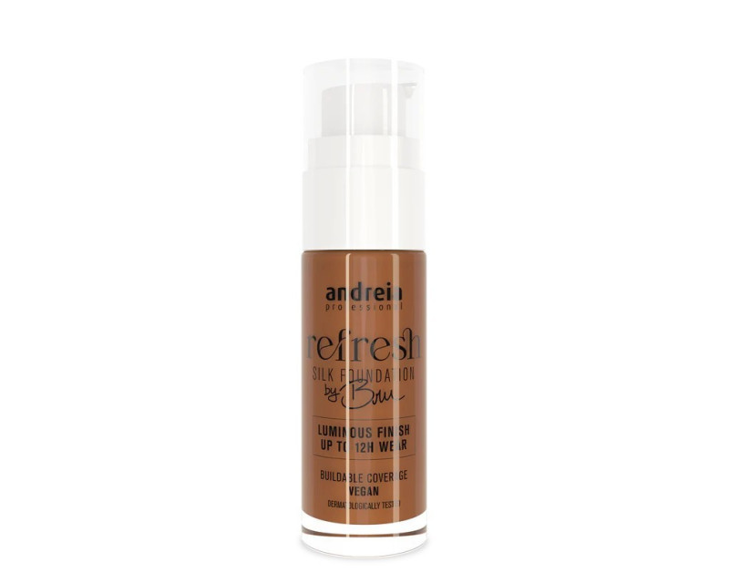Andreia Refresh Silk Foundation 07 Gingerbread base de maquillaje