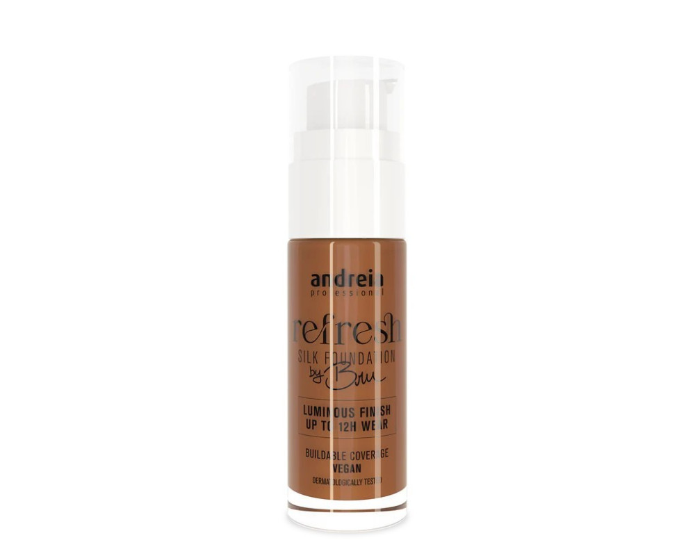 Andreia Refresh Silk Foundation 07 Gingerbread base de maquillaje
