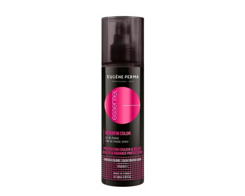 Eugene Perma Essentiel Spray Keratin Color Bi-Phase protección color y brillo para cabello teñido 200 ml