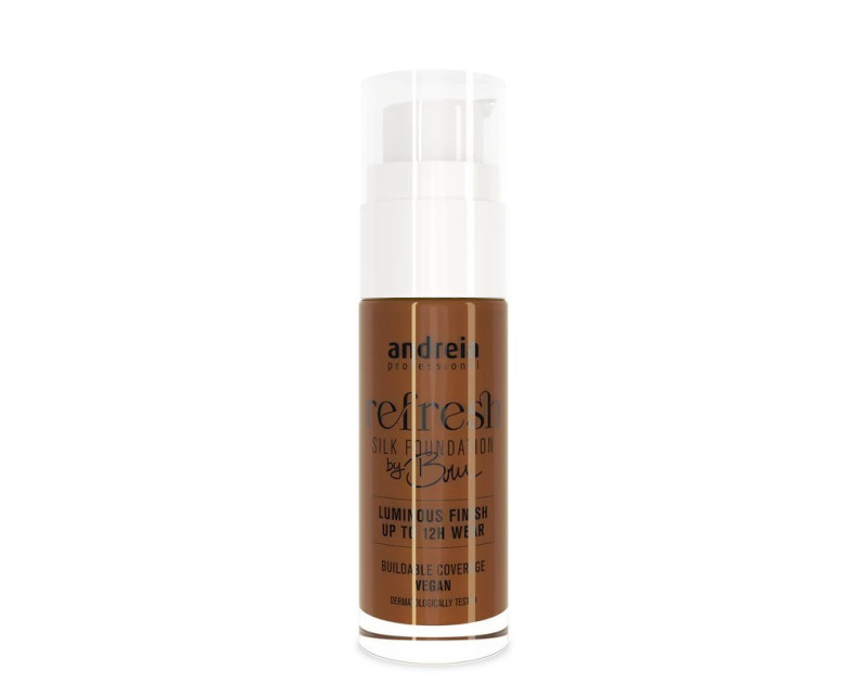 Andreia Refresh Silk Foundation 08 Salted Caramel base de maquillaje