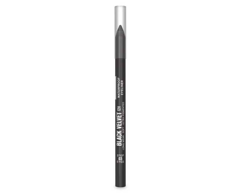 Andreia Waterproof Eyeliner Black Velvet 12H lápiz de ojo color negro