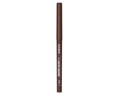 Andreia Waterproof Eyeliner Brown Velvet 12H lápiz de ojo color marrón
