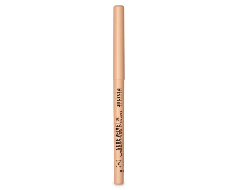 Andreia Waterproof Eyeliner Nude Beige Velvet 12H lápiz de ojo color beige
