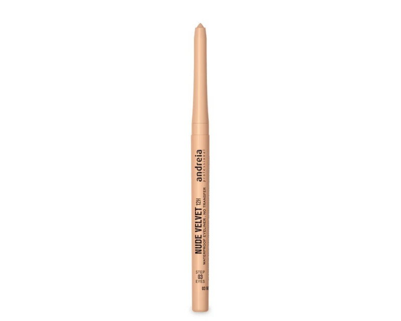 Andreia Waterproof Eyeliner Nude Beige Velvet 12H lápiz de ojo color beige