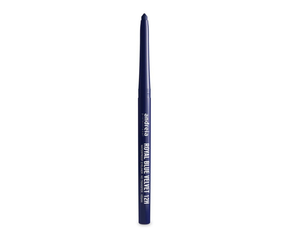 Andreia Waterproof Eyeliner Royal Blue Velvet 12H lápiz de ojo color azul