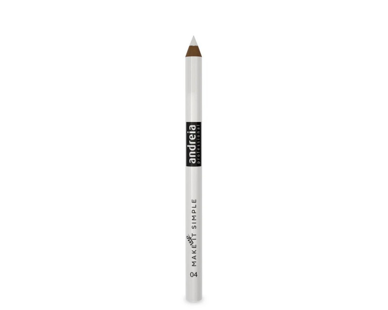 Andreia Show Time Eyeliner 04 Deep White delineador de ojo color blanco