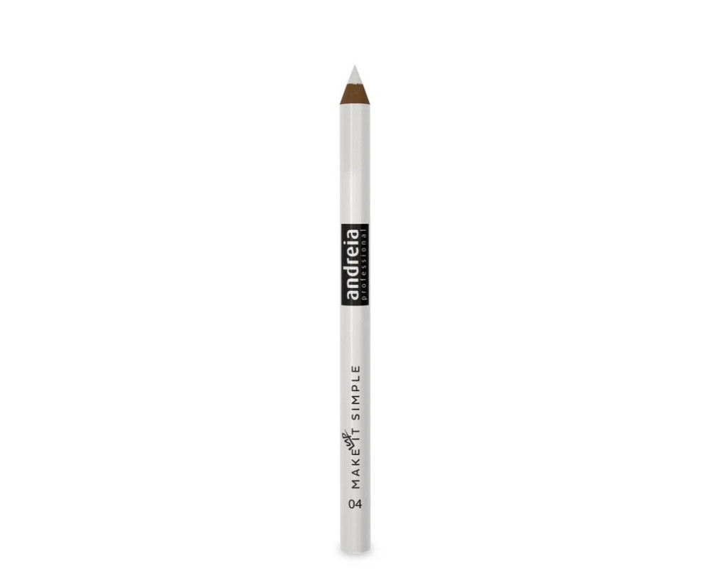 Andreia Show Time Eyeliner 04 Deep White delineador de ojo color blanco