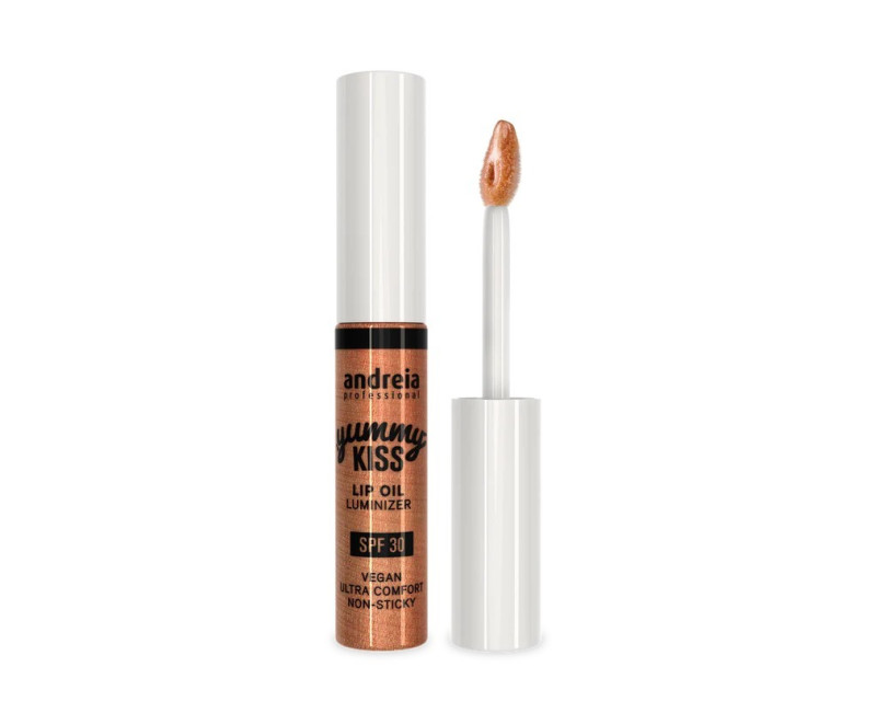 Andreia Yummy Kiss Lip Oil 01 Bronze Touch iluminador para labios