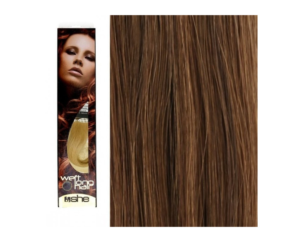 She Weft Long Hair extensión de cabello tejido liso color 10