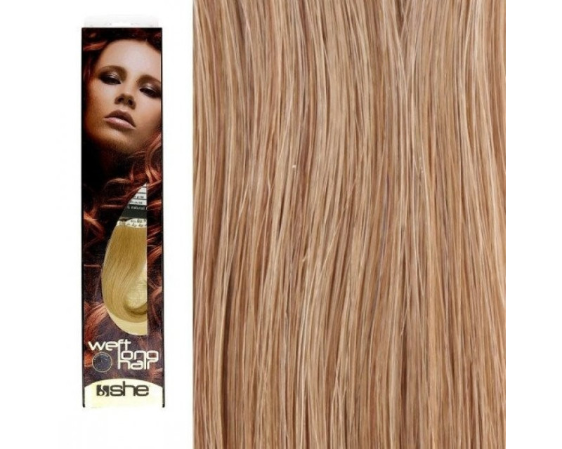 She Weft Long Hair extensión de cabello tejido liso color 15
