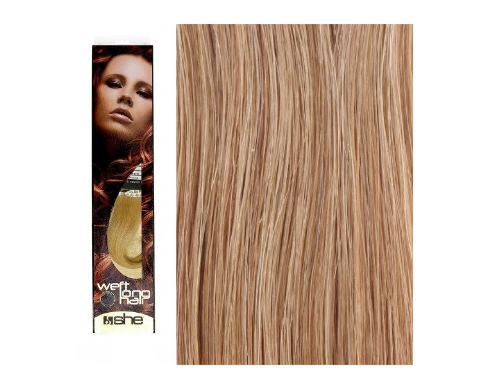 She Weft Long Hair extensión de cabello tejido liso color 15
